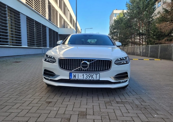 Volvo S90 cena 139000 przebieg: 72000, rok produkcji 2019 z Warszawa małe 352